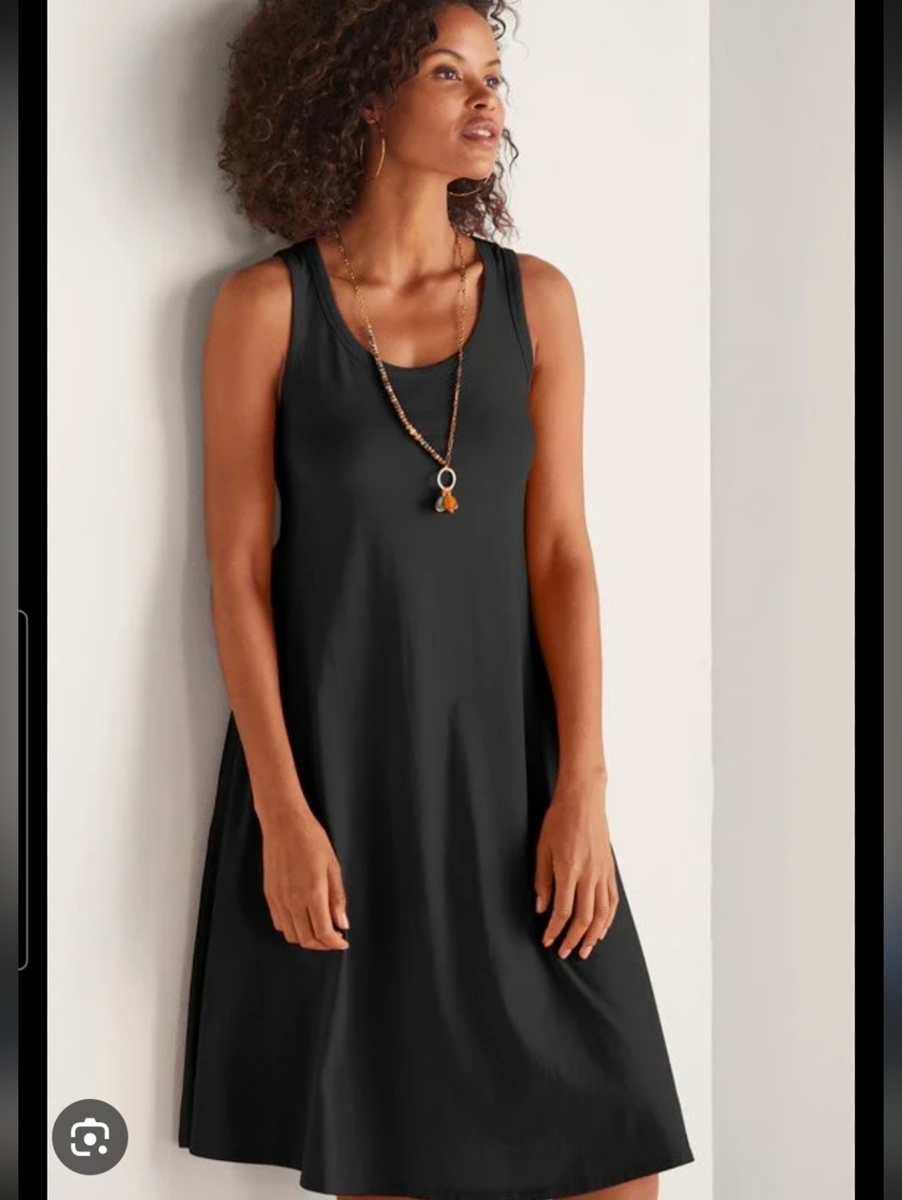 Soft Surrounding Scoop Neck Tank Dress